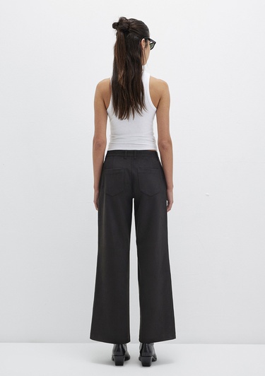  Mavi Suni Süet Siyah Pantolon 1011087-900