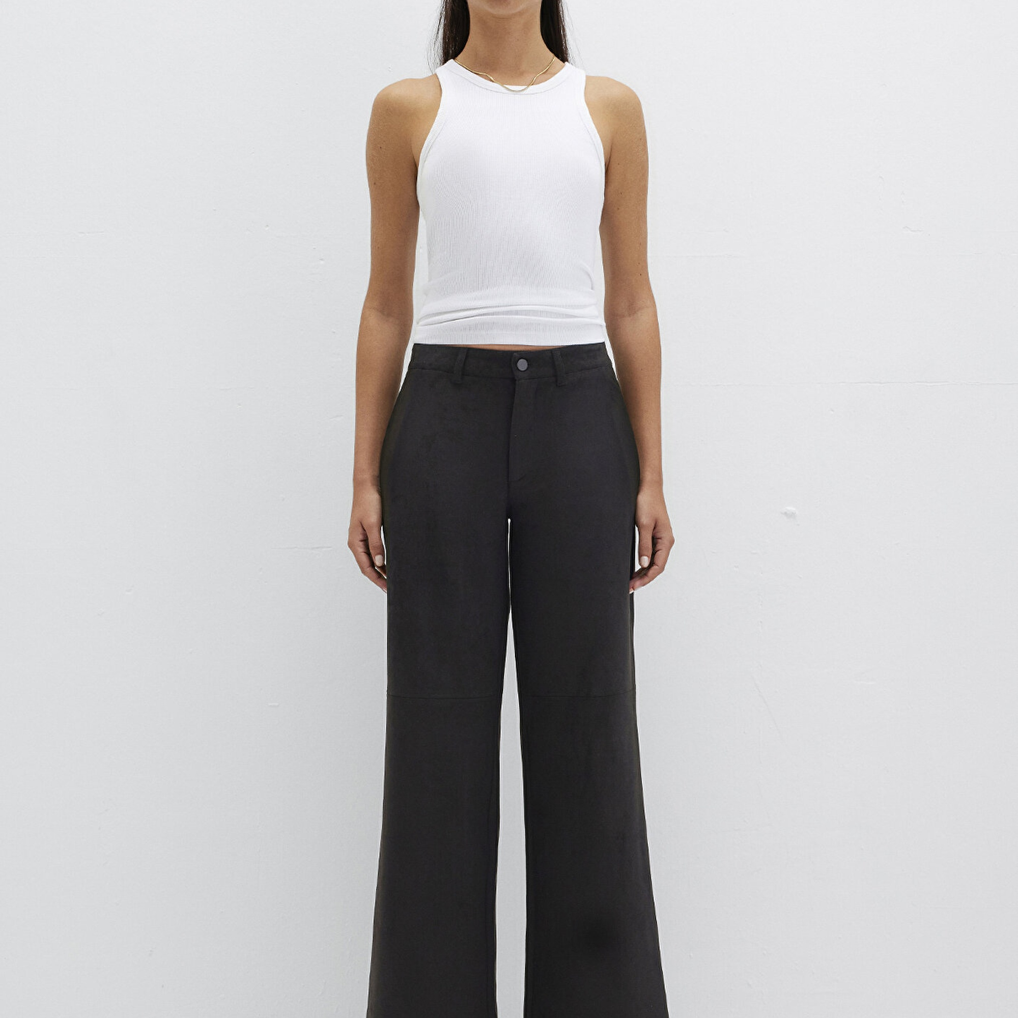 Mavi Suni Süet Siyah Pantolon 1011087-900