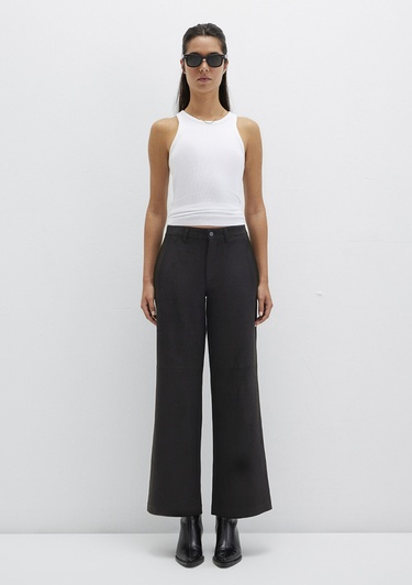  Mavi Suni Süet Siyah Pantolon 1011087-900