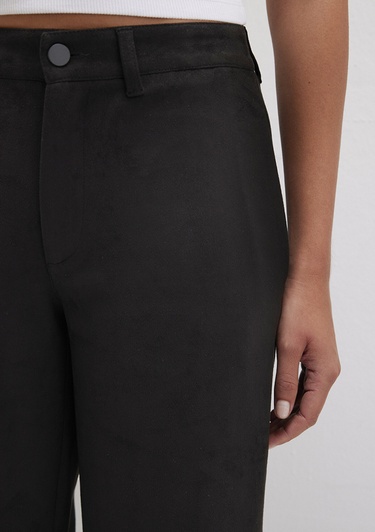  Mavi Suni Süet Siyah Pantolon 1011087-900