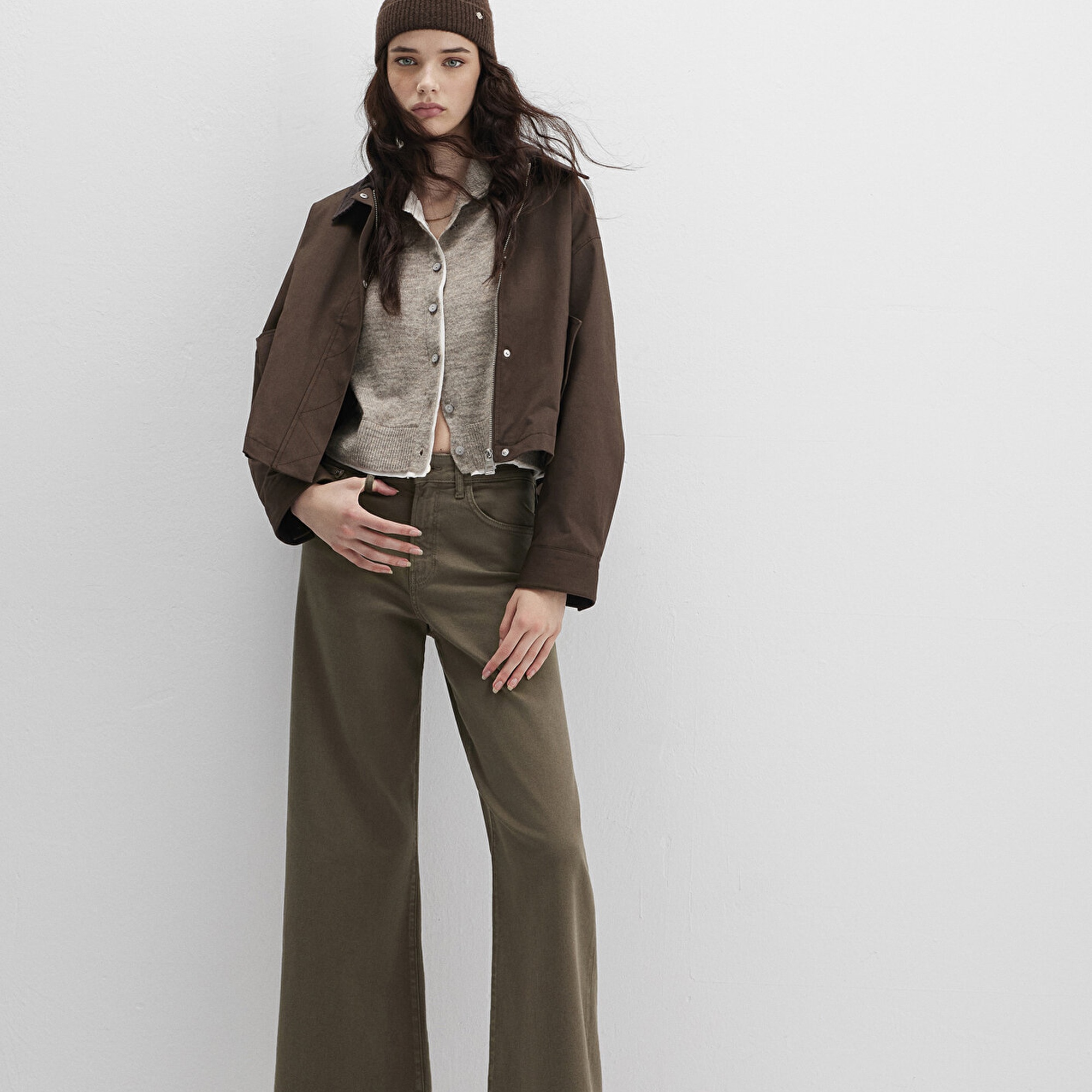 Mavi Paloma Haki Gabardin Pantolon 1010114-91195