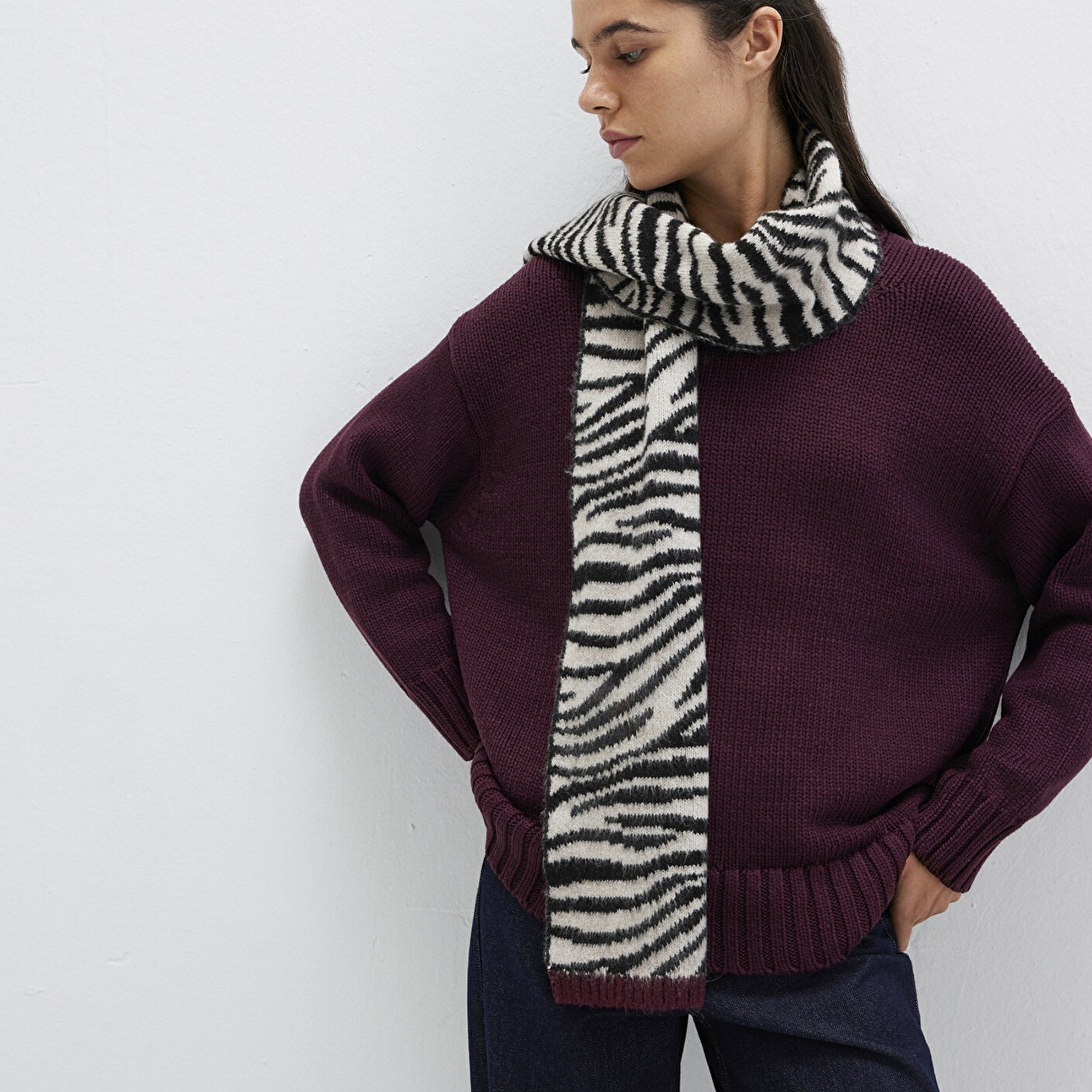 Mavi Siyah Atkı 1913601-900