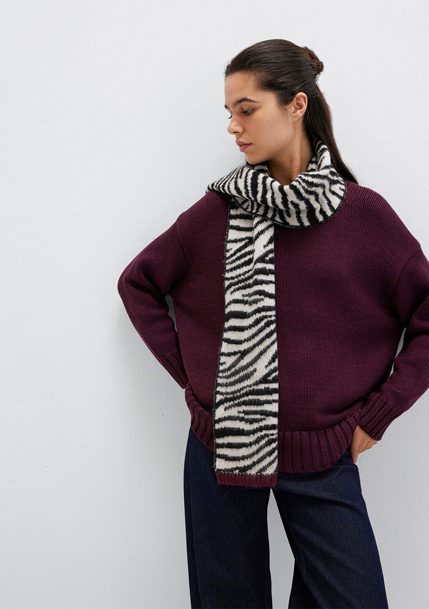  Mavi Siyah Atkı 1913601-900