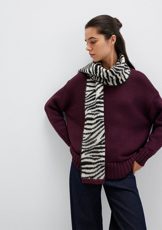  Mavi Siyah Atkı 1913601-900