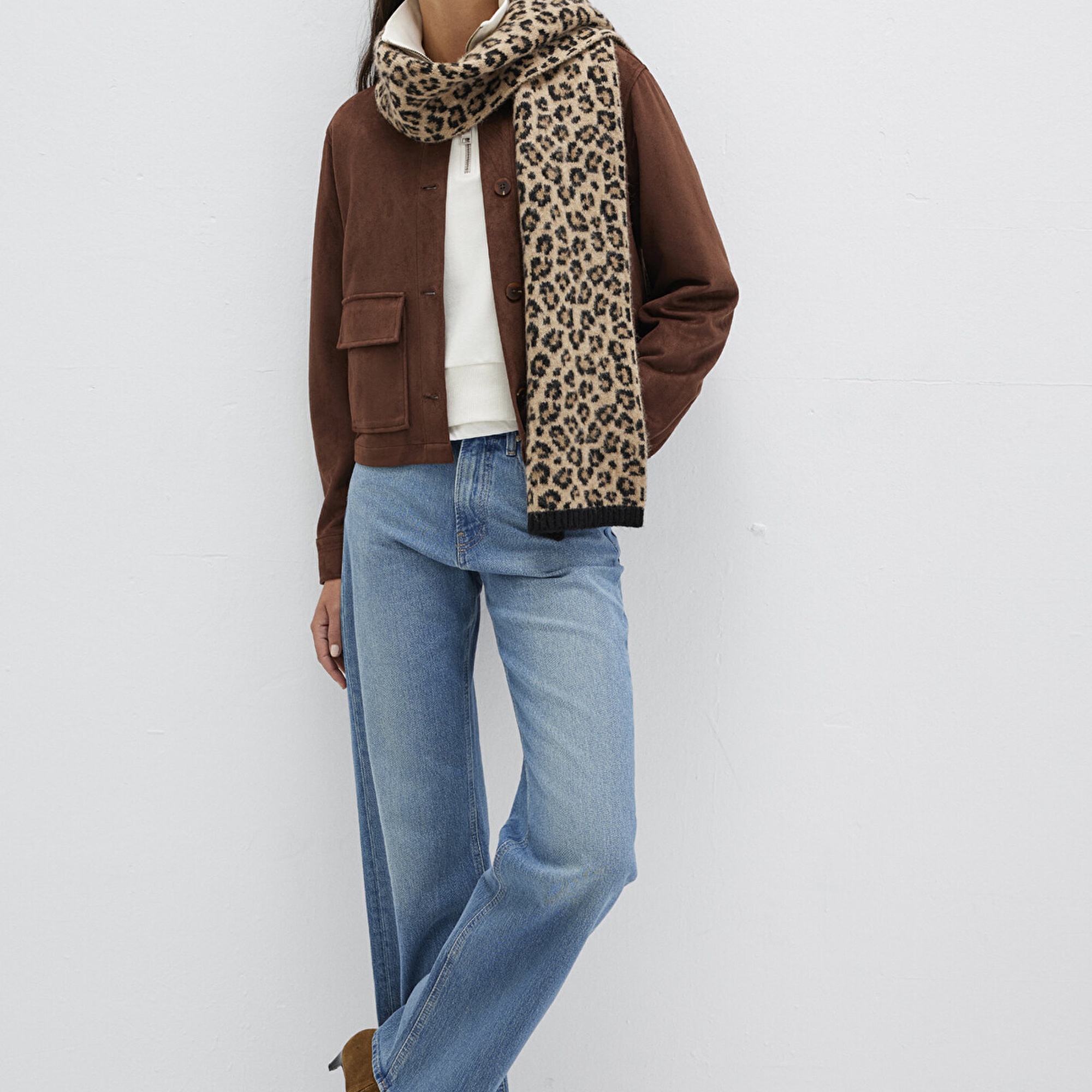 Mavi Kahverengi Atkı 1913602-26823