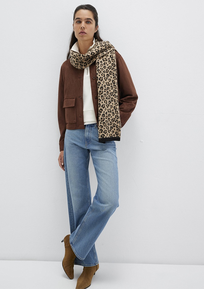  Mavi Kahverengi Atkı 1913602-26823