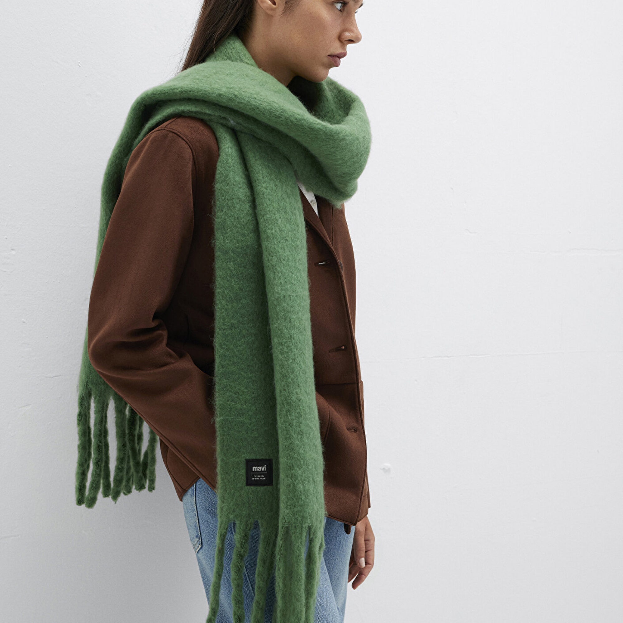 Mavi Yeşil Atkı 1912844-19133