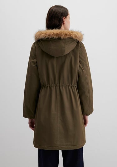  Mavi Yeşil Parka Loose Fit / Bol Rahat Kesim 1110786-71549