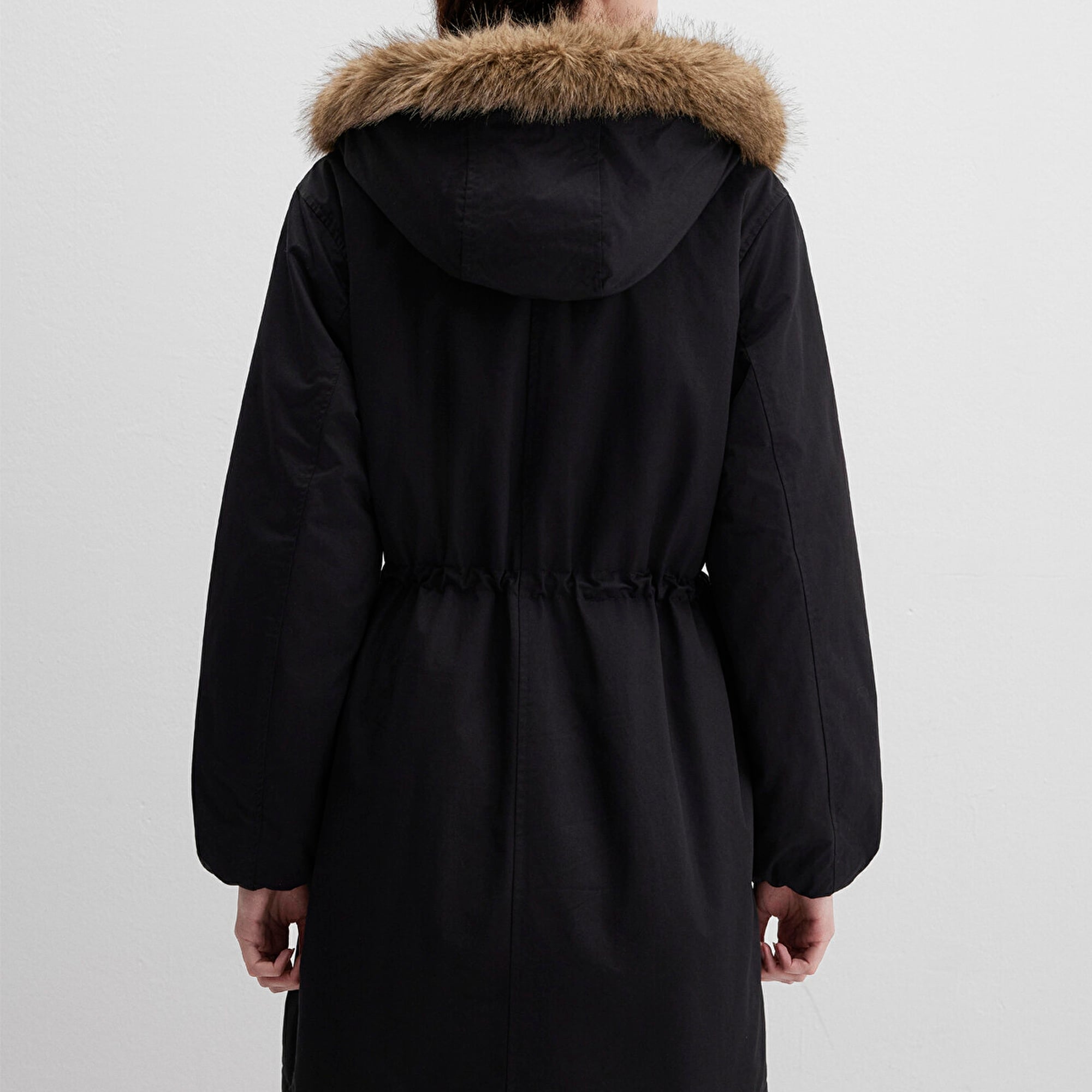 Mavi Siyah Parka Loose Fit / Bol Rahat Kesim 1110786-900