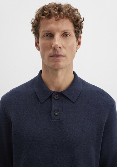  Mavi Lacivert Triko Polo 0710352-70490