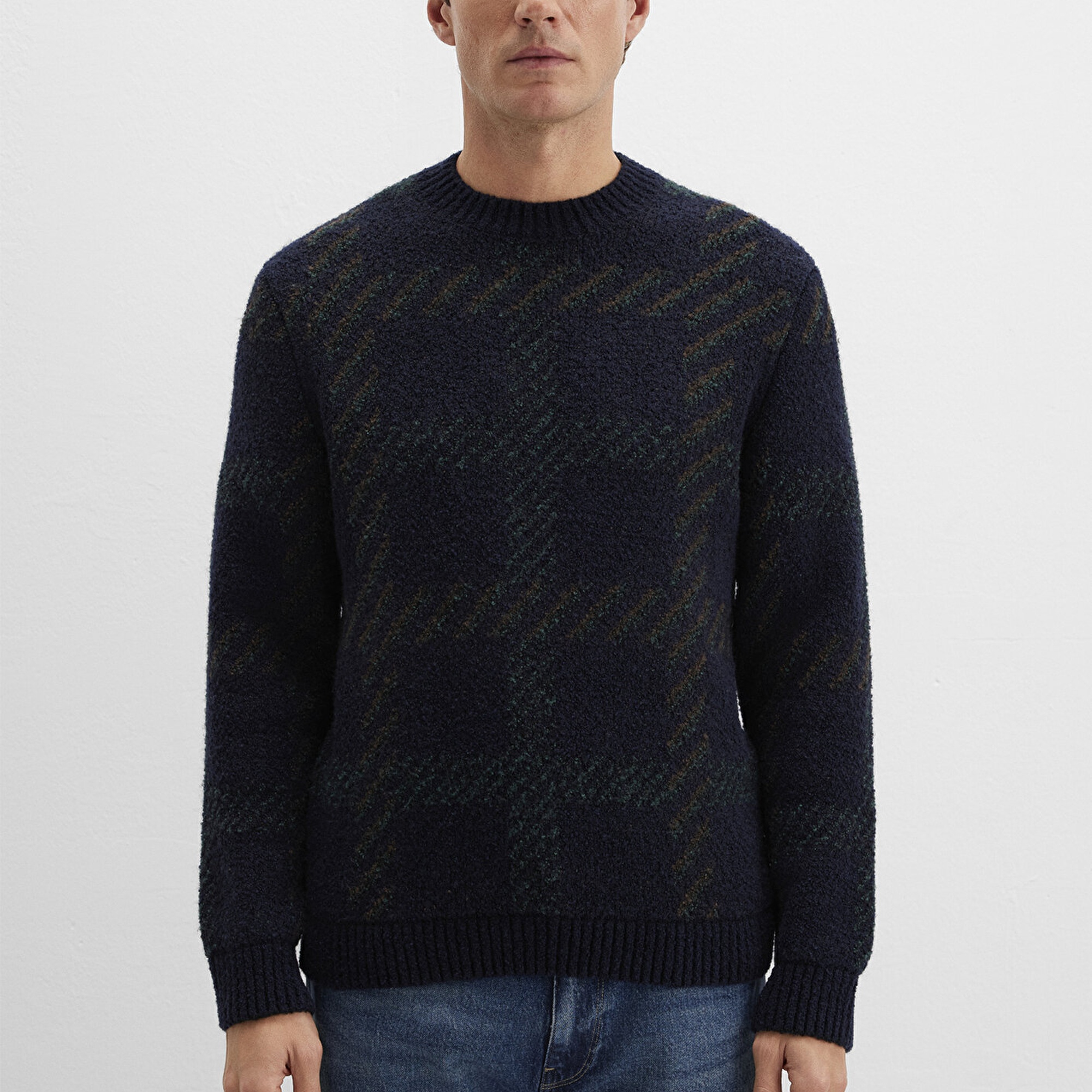 Mavi Yün Karışımlı Lacivert Kazak Regular Fit / Normal Kesim 0710333-70497