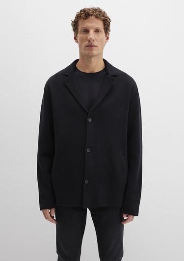  Mavi Siyah Hırka Regular Fit / Normal Kesim 0710330-900