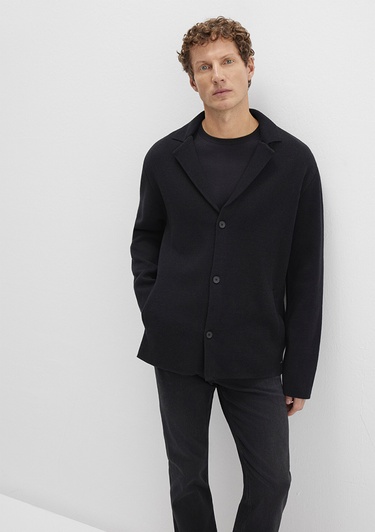  Mavi Siyah Hırka Regular Fit / Normal Kesim 0710330-900