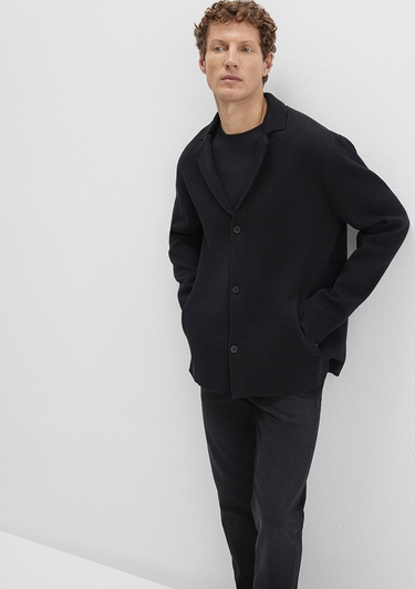  Mavi Siyah Hırka Regular Fit / Normal Kesim 0710330-900