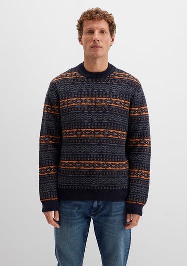  Mavi Yün Karışımlı Lacivert Kazak Regular Fit / Normal Kesim 0710331-70497