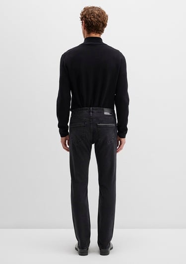  Mavi Siyah Kazak Regular Fit / Normal Kesim 0710328-900