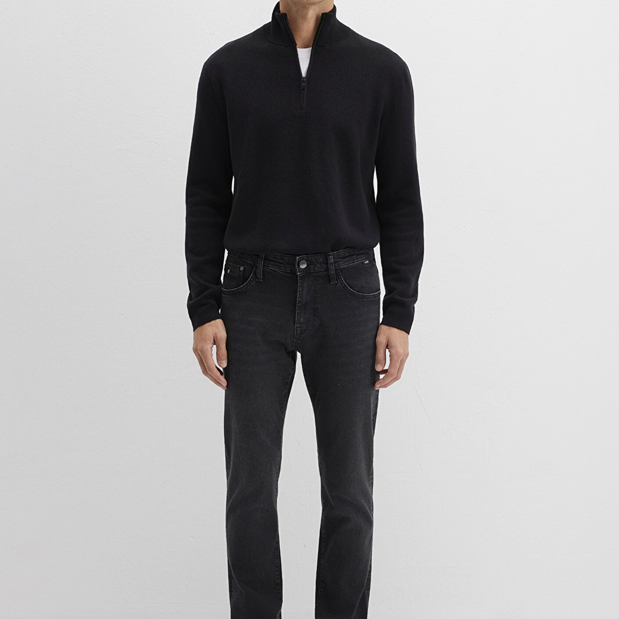 Mavi Siyah Kazak Regular Fit / Normal Kesim 0710328-900