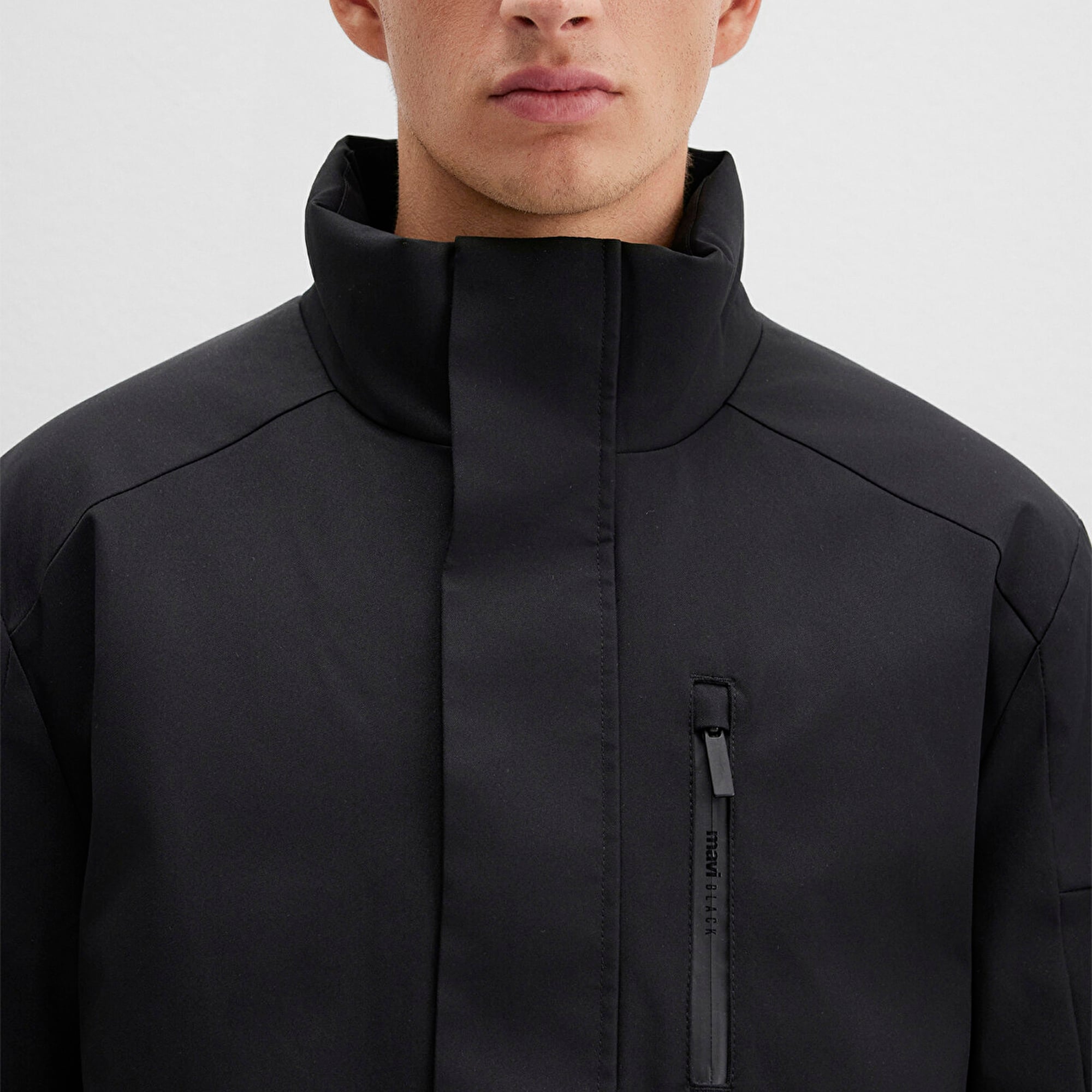 Mavi Siyah Ceket Loose Fit / Bol Rahat Kesim 0110540-71379