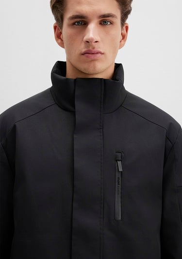  Mavi Siyah Ceket Loose Fit / Bol Rahat Kesim 0110540-71379