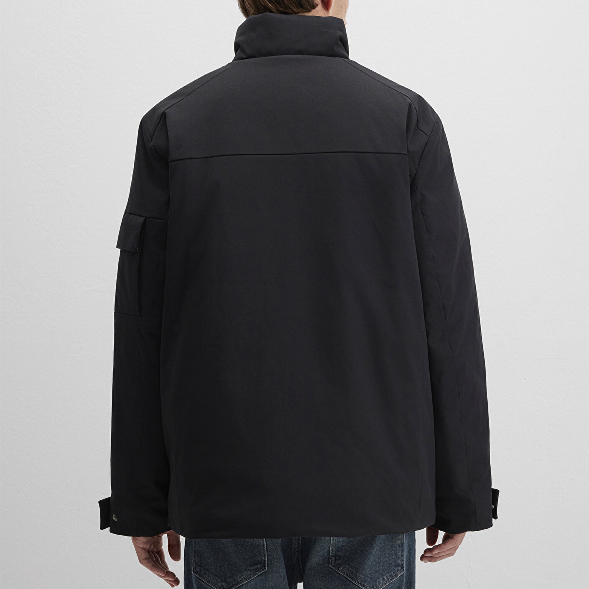 Mavi Siyah Ceket Loose Fit / Bol Rahat Kesim 0110540-71379