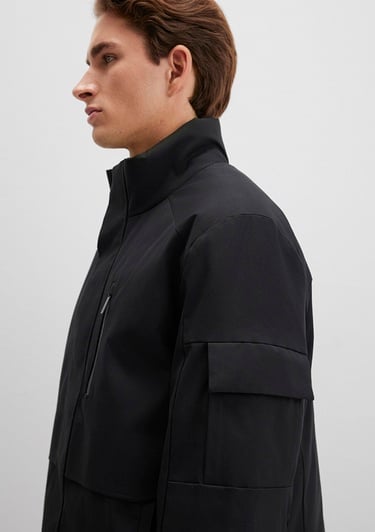  Mavi Siyah Ceket Loose Fit / Bol Rahat Kesim 0110540-71379