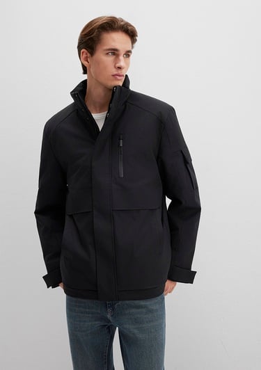  Mavi Siyah Ceket Loose Fit / Bol Rahat Kesim 0110540-71379