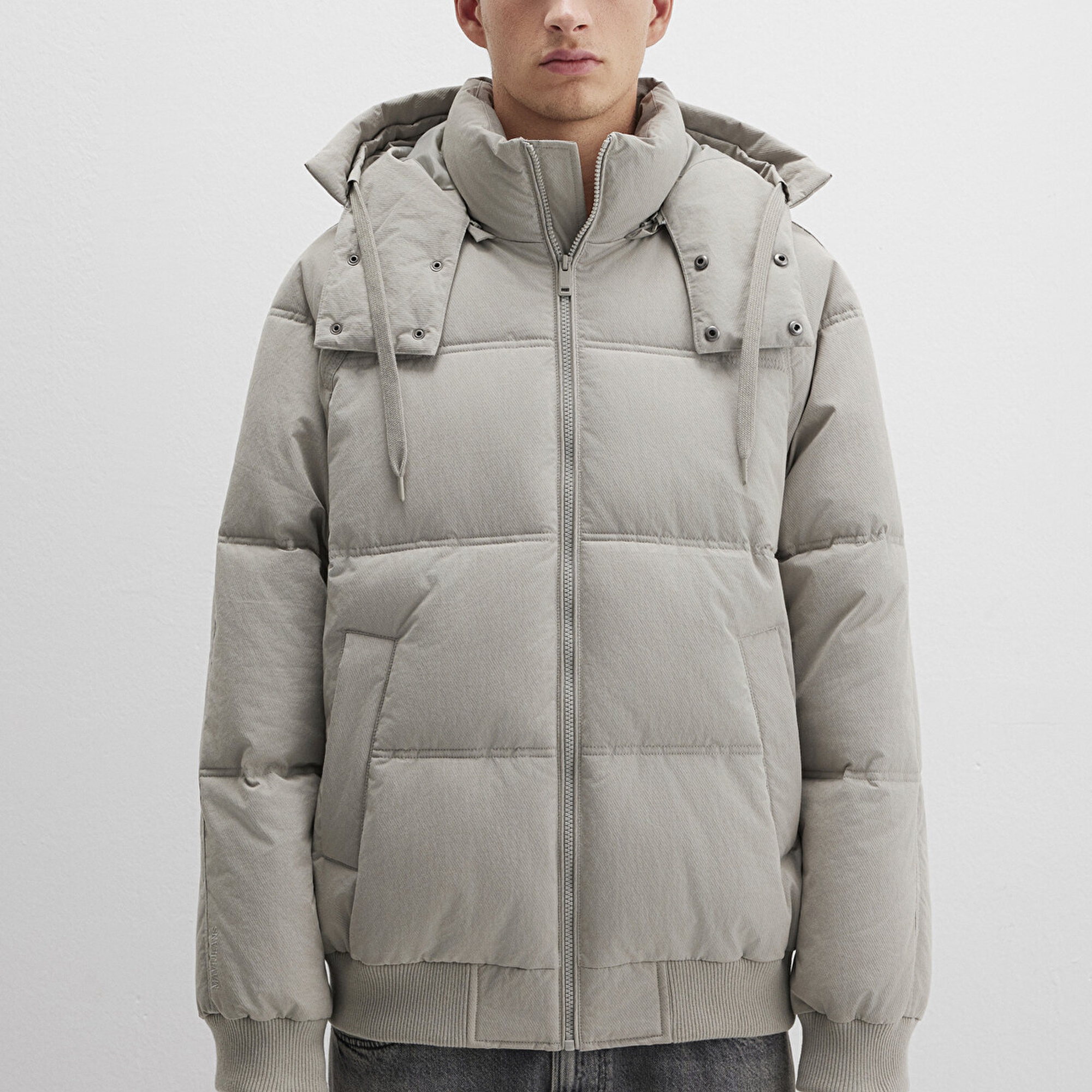 Mavi Gri Ceket Oversize / Geniş Kesim 0110553-86791