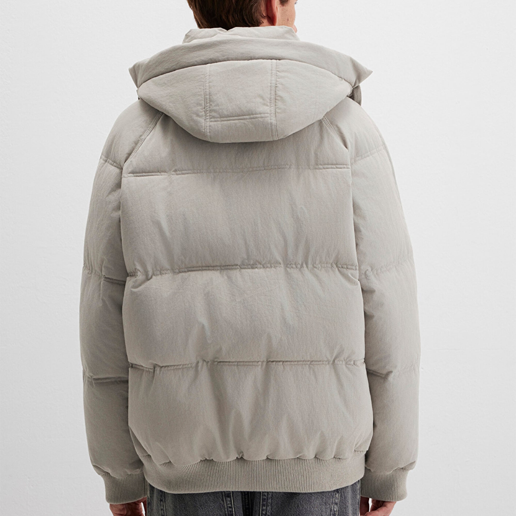 Mavi Gri Ceket Oversize / Geniş Kesim 0110553-86791