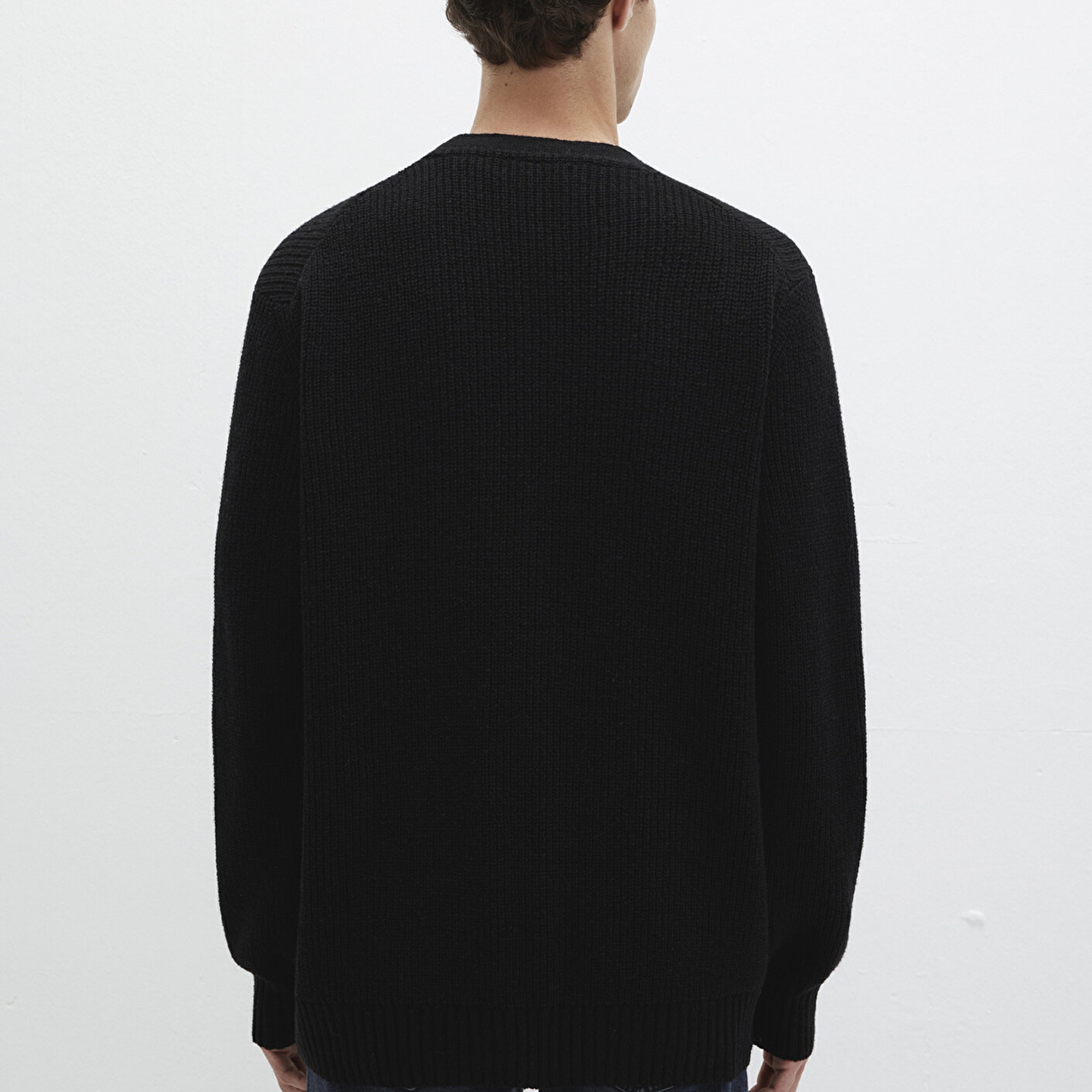 Mavi Yün Karışımlı Fermuarlı Siyah Hırka Regular Fit / Normal Kesim 0710262-900