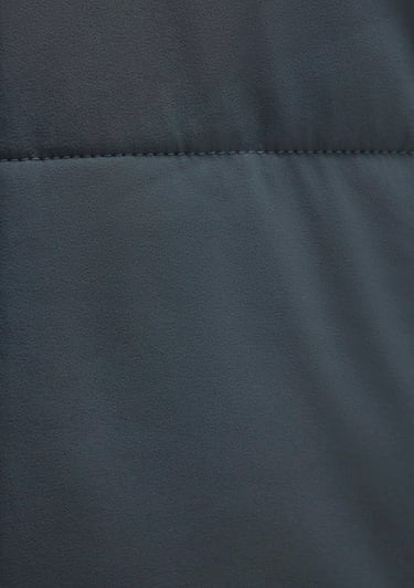  Mavi Kapüşonlu Yeşil Şişme Mont 1110225-71598