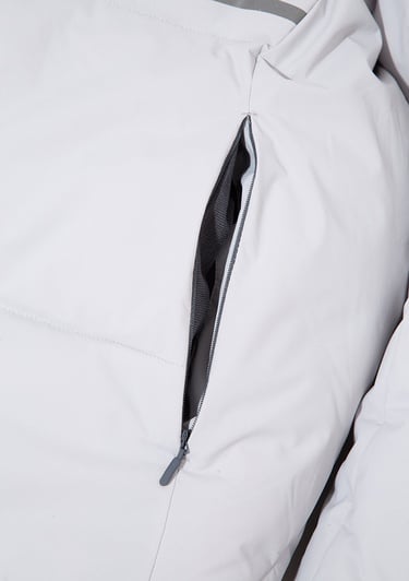  Mavi Su İtici Su İtici Gri Şişme Mont 0110463-70075