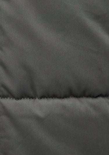  Mavi Dik Yaka Haki Şişme Mont 0110470-71598