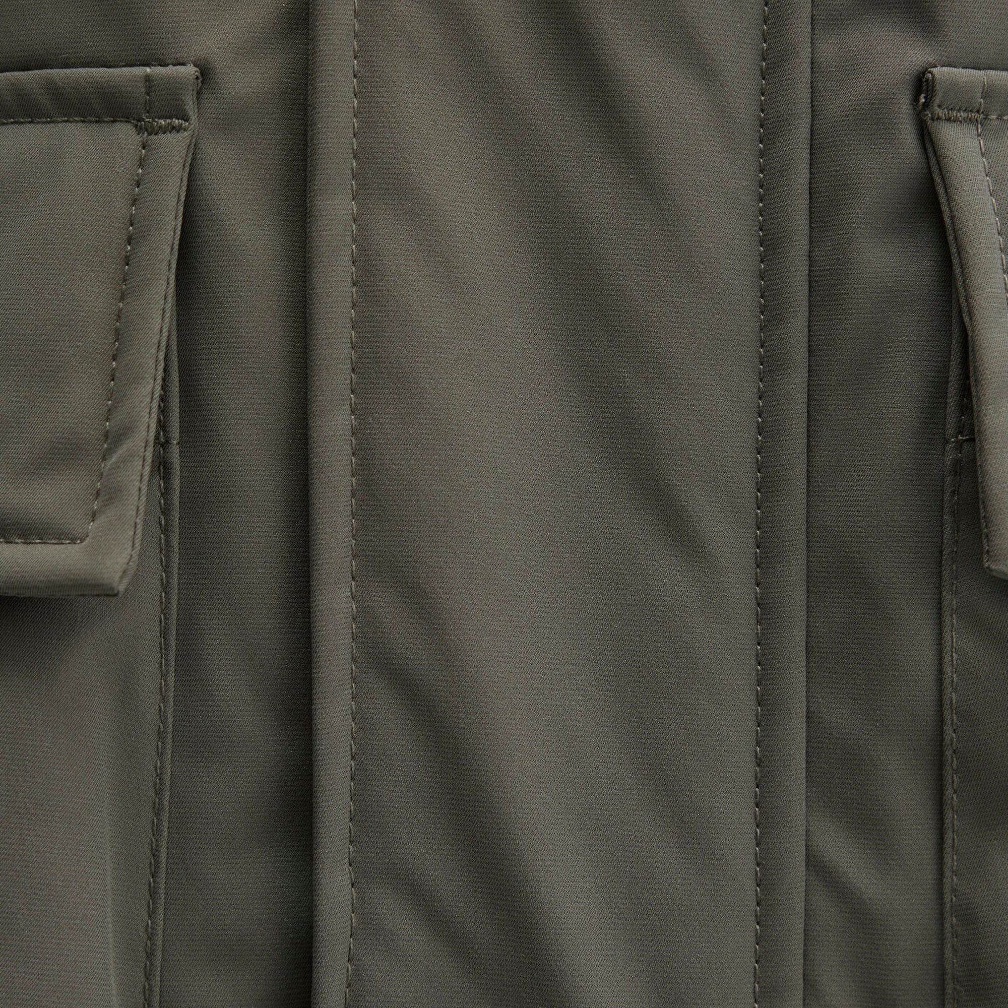 Mavi Kapüşonlu Yeşil Ceket Loose Fit / Bol Rahat Kesim 0110468-85485