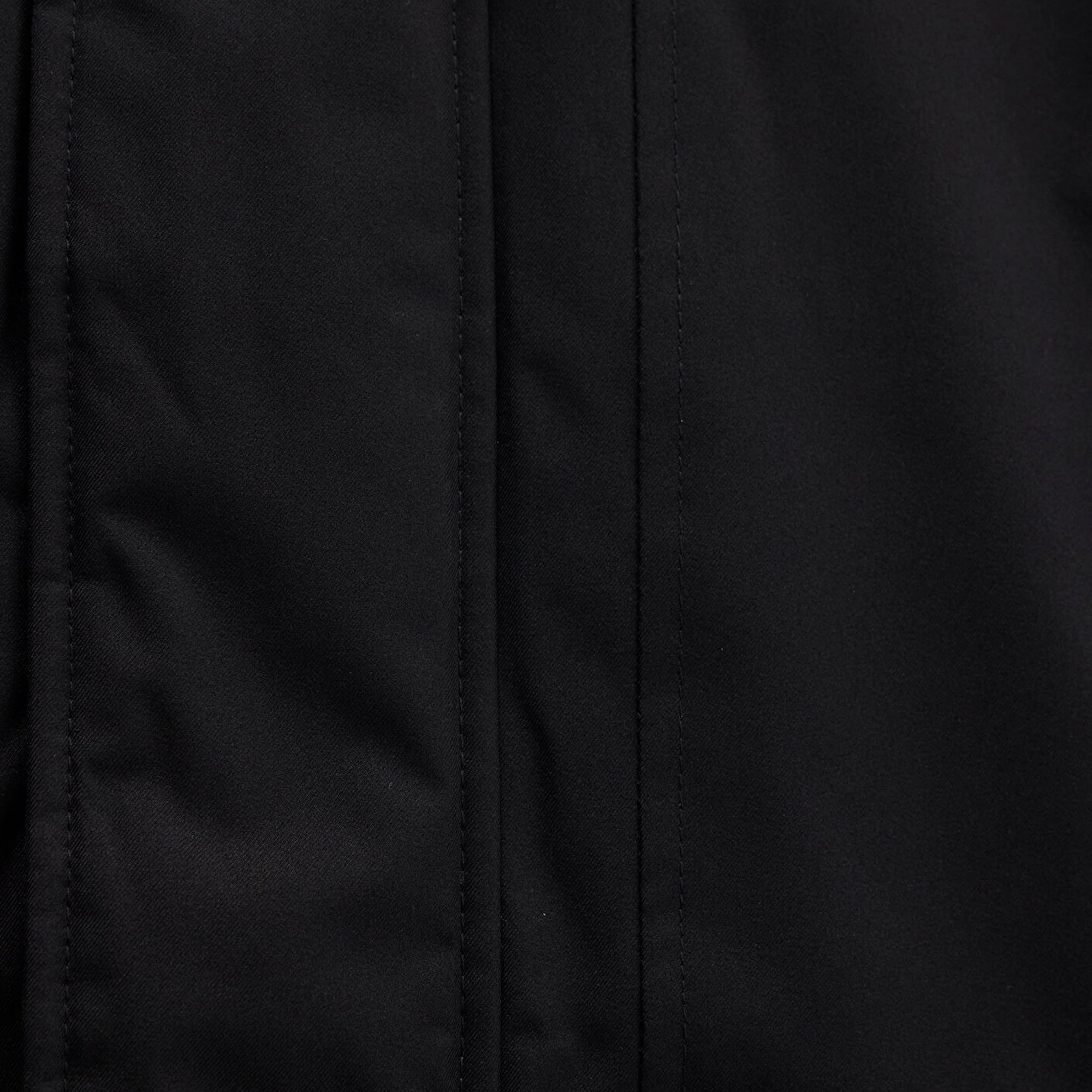 Mavi Kapüşonlu Siyah Parka Loose Fit / Bol Rahat Kesim 0110472-900