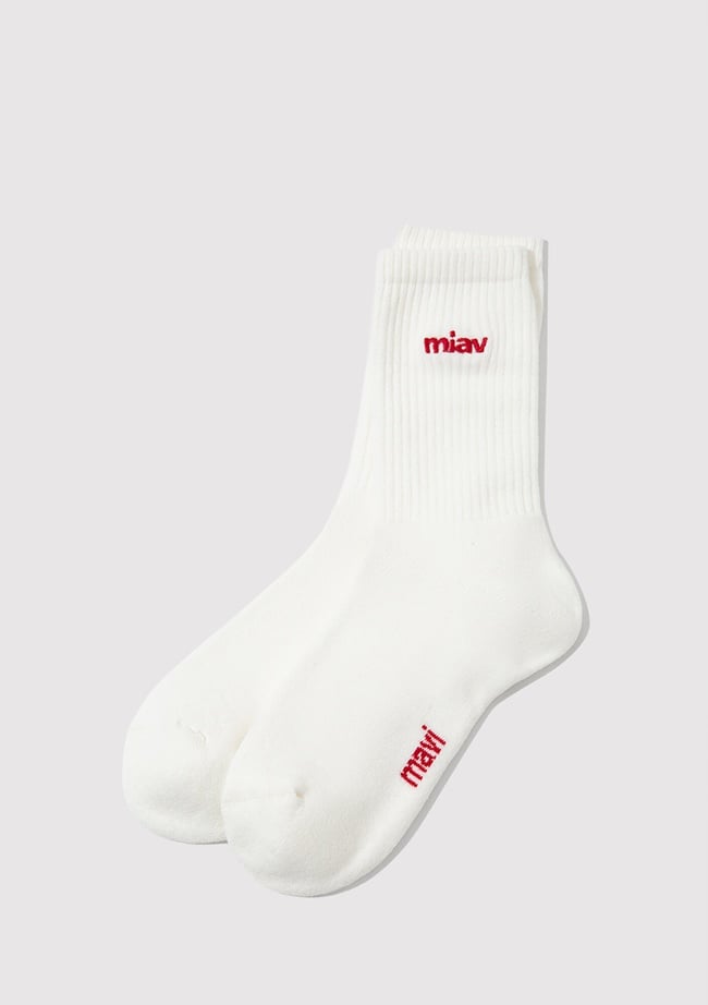  Mavi Beyaz Soket Çorap 1913899-620