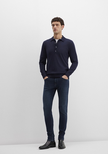  Mavi James Lux Black Puslu Koyu Mavi Jean Pantolon 0042490825