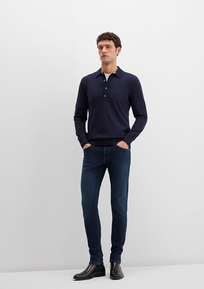  Mavi James Lux Black Puslu Koyu Mavi Jean Pantolon 0042490825