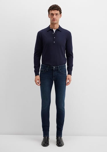  Mavi James Lux Black Puslu Koyu Mavi Jean Pantolon 0042490825