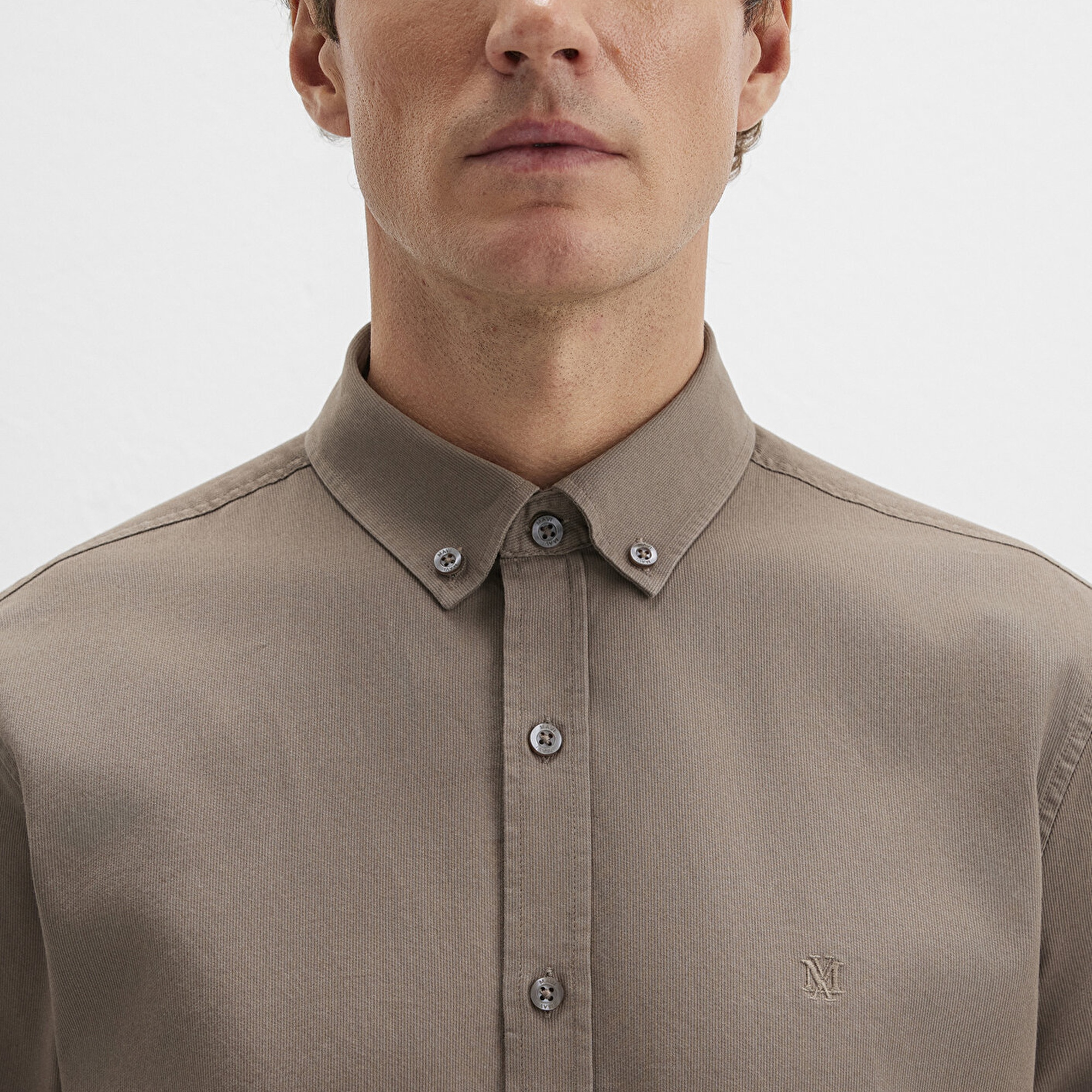 Mavi Kahverengi Gömlek Slim Fit / Dar Kesim 0211192-83866