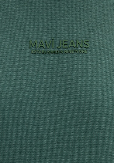  Mavi Mavi Jeans Detaylı Yeşil Sweatshirt 0S10586-71874
