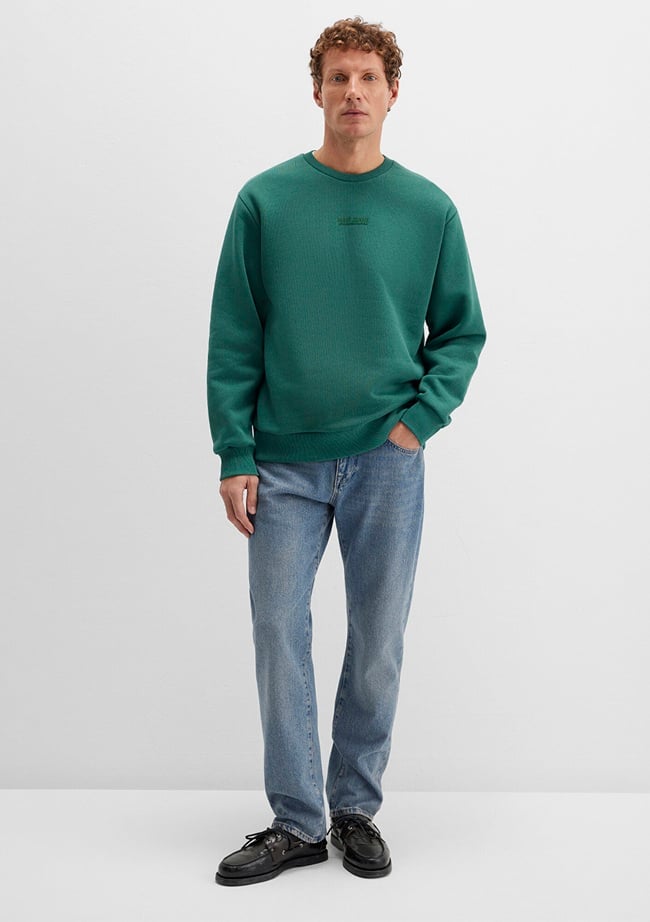  Mavi Mavi Jeans Detaylı Yeşil Sweatshirt 0S10586-71874