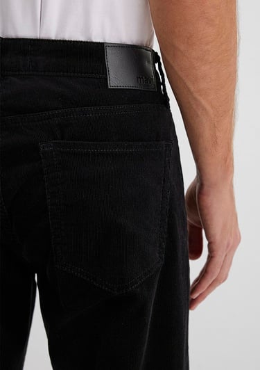  Mavi Lisbon Siyah Kadife Pantolon 0010039-30269