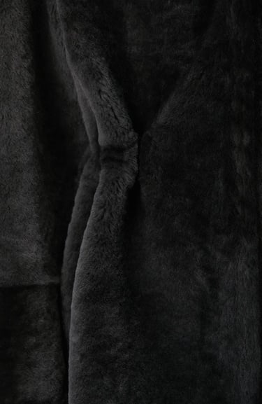  Network Kadın Haki Kapüşon Yakalı Deri Kaban