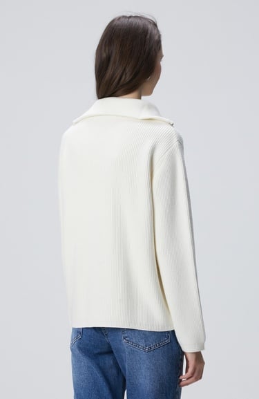  Network Kadın Kırık Beyaz N Taş İşlemeli Hırka