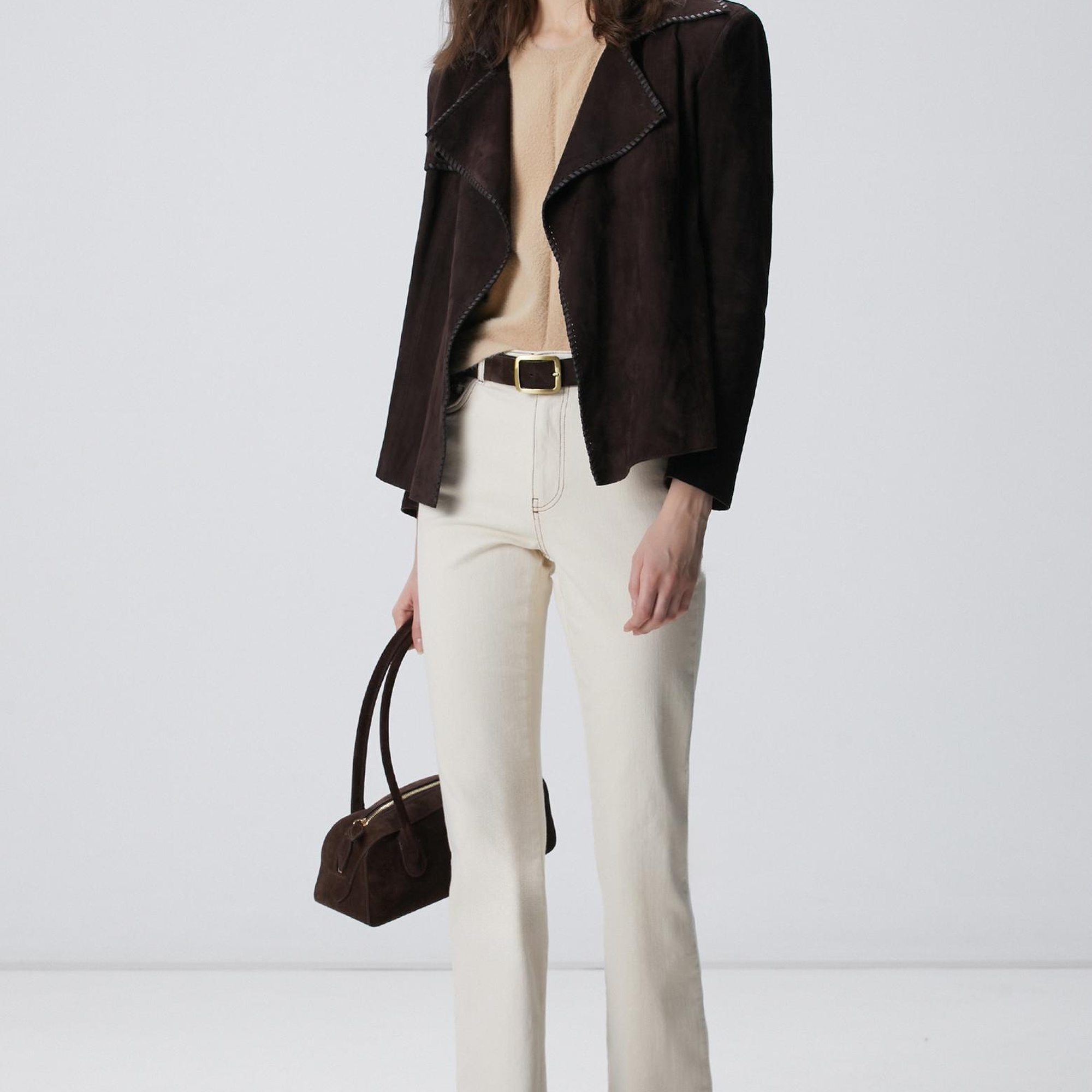 Network Kadın Bej Sakal İp Basic Kazak