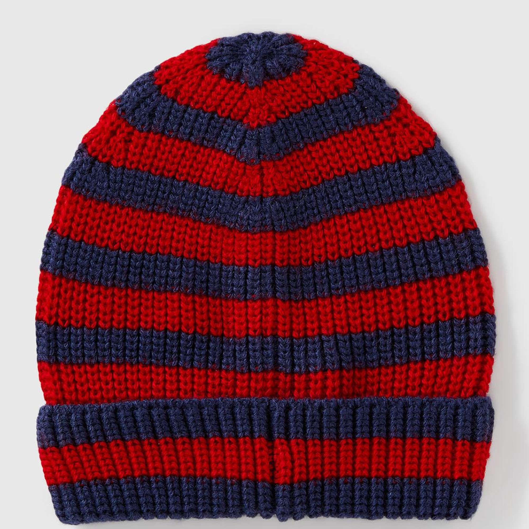 Erkek Çocuk Lacivert %100 Akrilik Logo Detaylı Renk Bloklu Bere