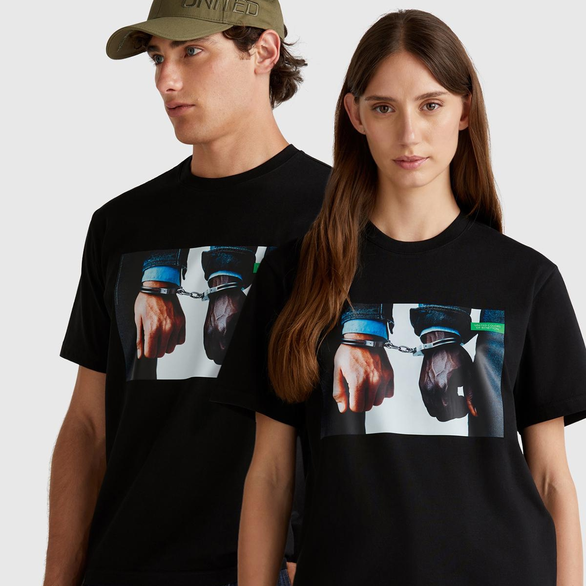 Unisex %100 Koton Oliviero Toscani Fotoğraf Baskılı T-Shirt