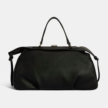  Kadın Siyah Monogram Baskılı El Çantası