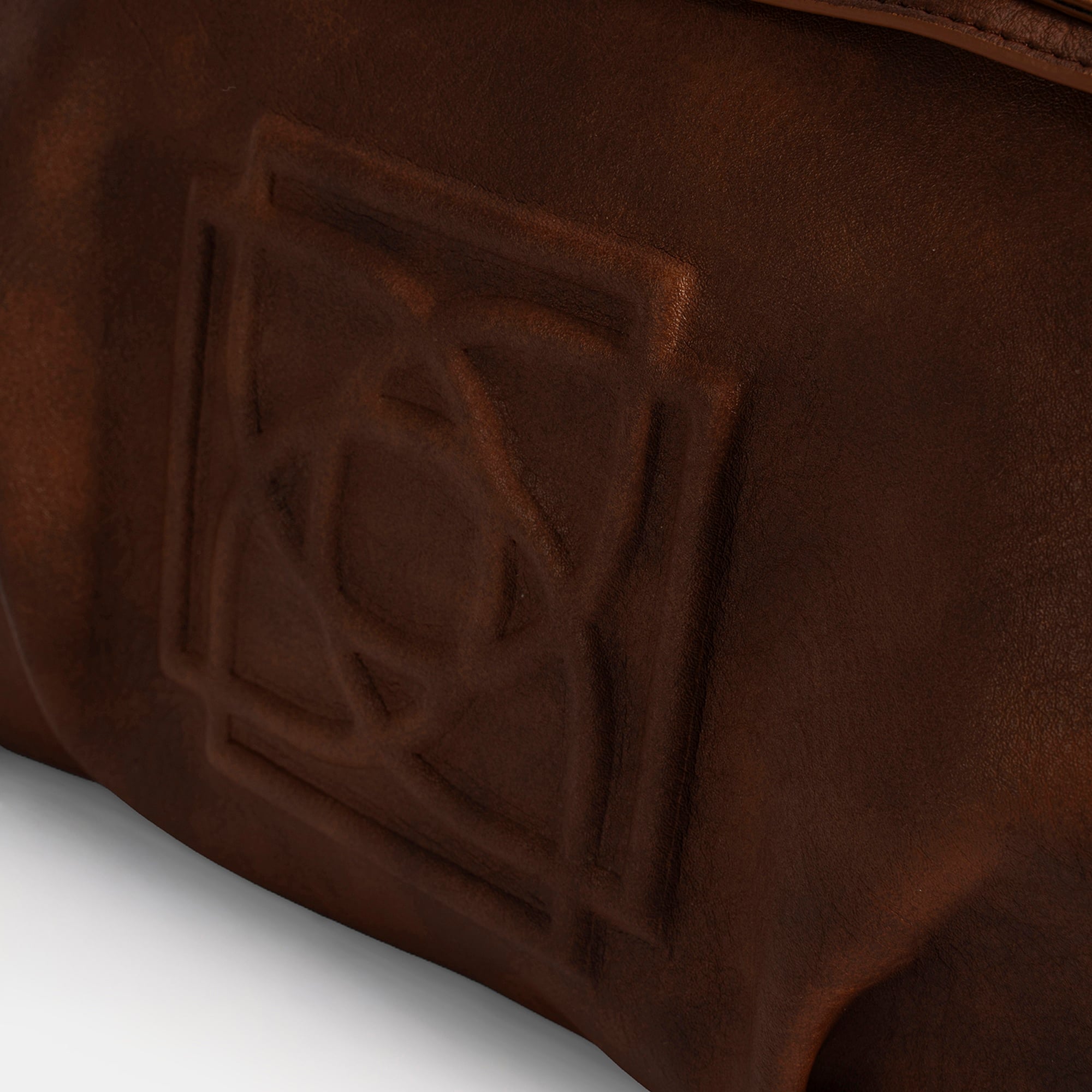 Kadın Taba Monogram Baskılı El Çantası