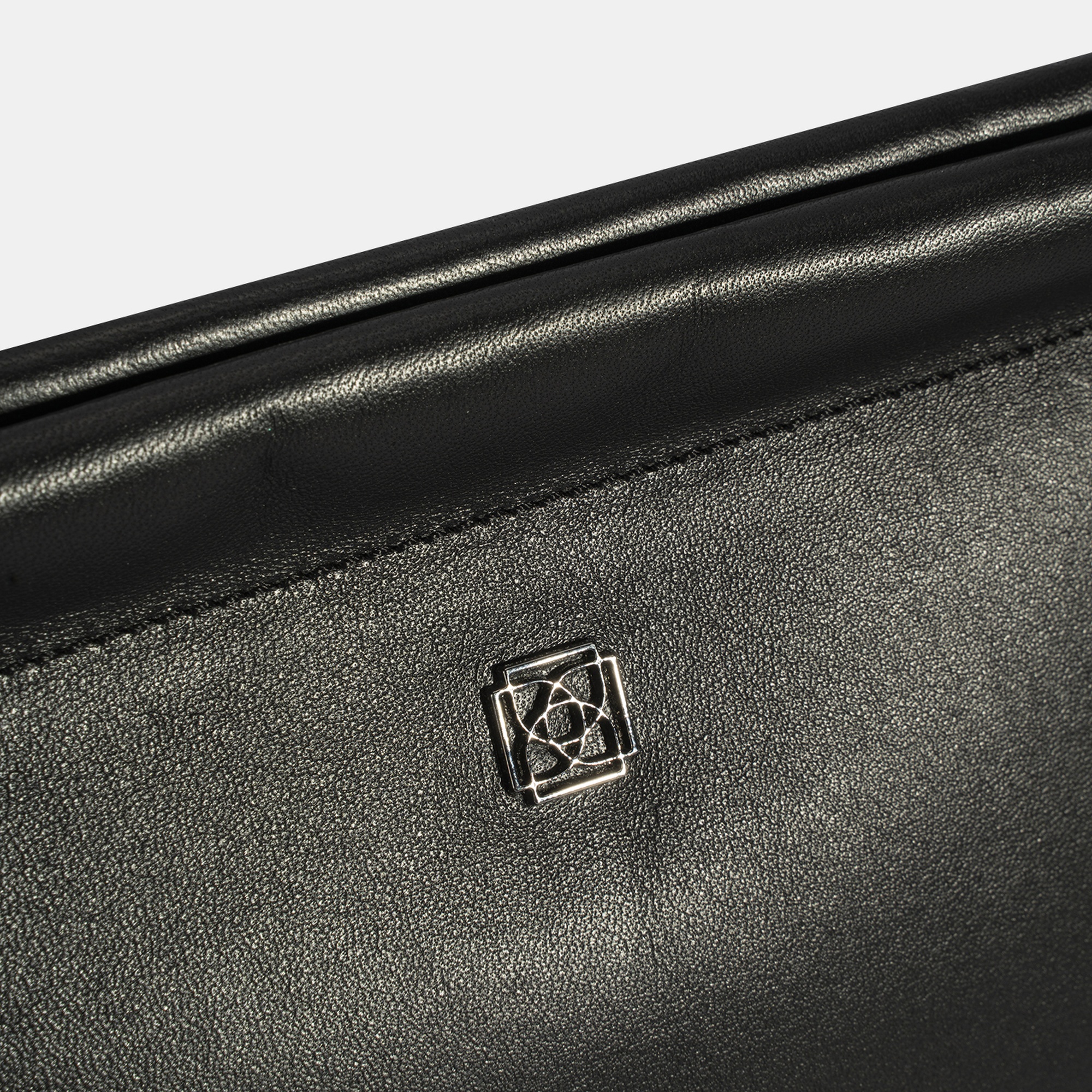 Kadın Siyah Deri Omuz Çantası